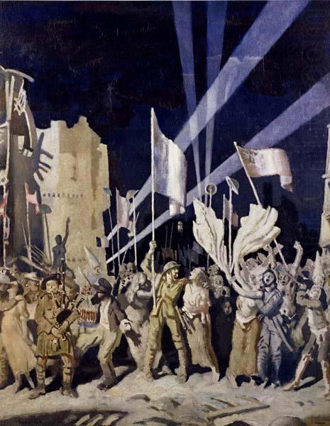 Sir William Orpen Armistice Night,Amiens china oil painting image